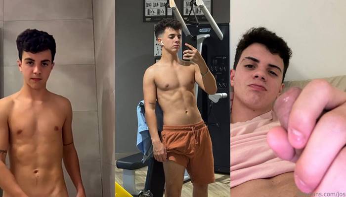 Twink Jose Julio jerks off