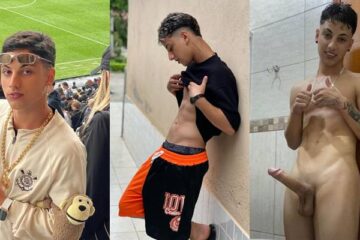 Gabriel Ritelli shows off his hard cock in the bathroom Gabriel Ritelli shows off his hard cock in the bathroom