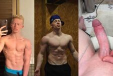 Influencer Albbino shows off his cock – a compilation