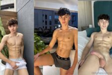 DanielxTwink jerks with a fleshjack