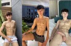 DanielxTwink jerks with a fleshjack