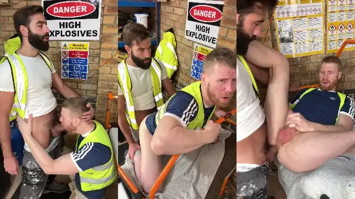TradesmanCock and Leandro HairyDomXL fuck – Collab #2