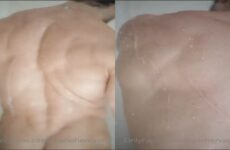 MarioHervasVip shows off his body in the shower