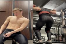 A clip of Bastian Gate working out