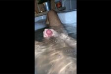 Spraying my load in the bath – with Ethan_Pr