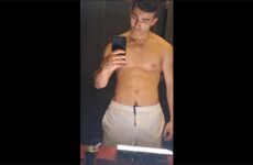 My hot muscle bro leonardaaron18 just emptied his balls after a long gym session hes asking for someone to – with Ethan_Pr