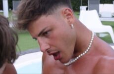 Its out now My friend tymothyfire and I were hanging by the pool when these two straight curious italian br – with Ethan_Pr