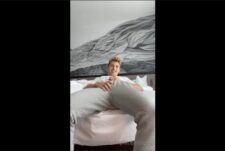 finally arrived at the hotel the bed is so cozy who wanna join and have a hot sleepover – with Valentin Mehinagic (valsplace)