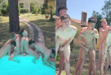 Italian twink pool party foursome – TwinkHouseXX, Andre_twink, Matteotwink, Giovitwink