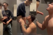 A blowjob in a public bathroom – with Twunkieray