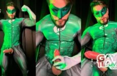 Rico Marlon as Lantern Green – a jerk