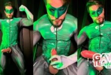 Rico Marlon as Lantern Green – a jerk