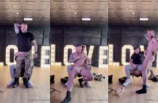 Dean (dcbrne) gives Nate Steel (mrpleasure_uk) a lap dance