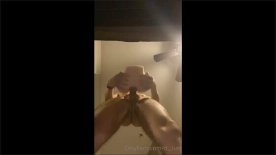 D_lust fucks his toy above you before dropping his load on you