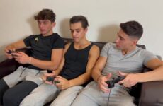 Kevin Guastella (hotkev) gets fucked by Samuele Cunto (sexysamu) and Ivan.ilterribile