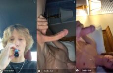 Fit tiktoker jerks his beautiful cock