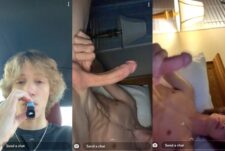 Fit tiktoker jerks his beautiful cock