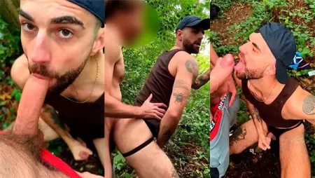Eli Thorne and Top Monster Cock fuck in the woods – Big Boi Eli