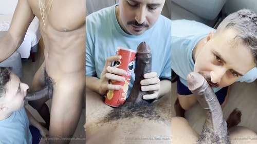 CariocaMamador and Baiano 24cm – a blowjob