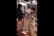 Anonymous twink breeding in the car park