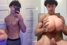 Loverrboyleo fucks a silicone pussy