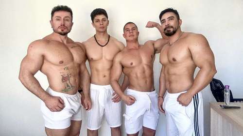 Muscle Domination and Raw Bareback Orgy in RawFuck Club – Derek Dunsen, Pietro Daren, Rei Leonardi, Rudo incineroar