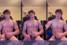 Therealbenitalian jerks his thick cock