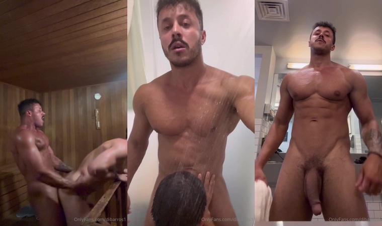 Diego Barros (dibarros1) fucks another guy at the gym