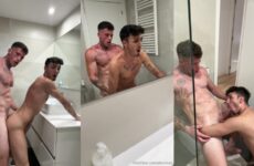 Alex Gavase (alex_gavase) fucks Luke Santana (luke.santana) in the bathroom