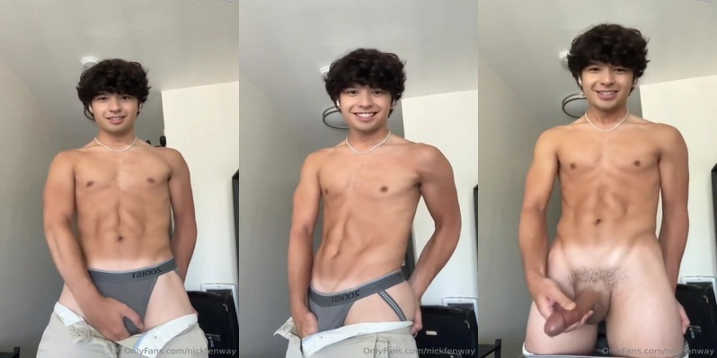 Nick Fenway (nickfenway) – Jerking my young cock until I make myself cum