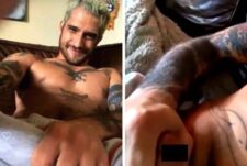 Tyler Posey shows off his cock