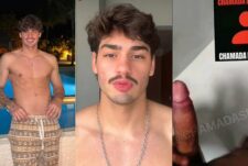 Ulisses DJ shows off his cock in the shower