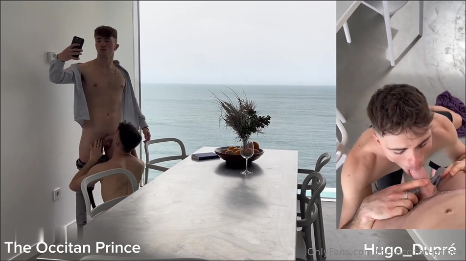 The Occitan Prince (Lucas Sarniguet) fucks Hugo Dupre on the dining table