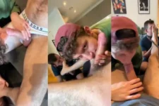 PeachyMirko and TopMonsterCock – worship and sucking with LdnfootFreak – Part 1