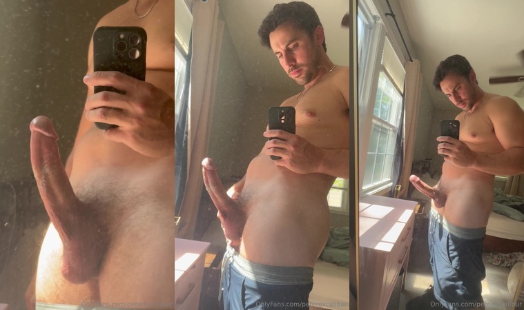 Peter Excalibur (peterexcalibur) – Stroking my rock hard cock and shooting a big load