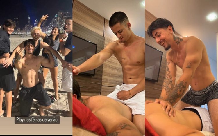 Latin guys fool around and massage eachother