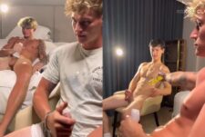 Rax Club – jerking together in the hotel room