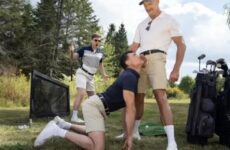Dallas Steele and Dick Dawson fuck on the golf course – Stiff shaft