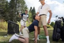 Dallas Steele and Dick Dawson fuck on the golf course – Stiff shaft