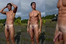 Pietro Boselli (pietroboselli) – Quickly showing off my naked body and cock while camping