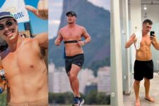 A clip of Francisco Vitti playing with his cock