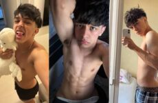 Twink Davyn Silva jerks off