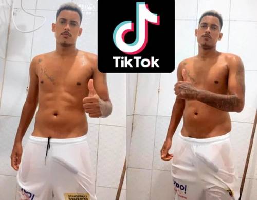 TikToker Maxwell Lima jerks off