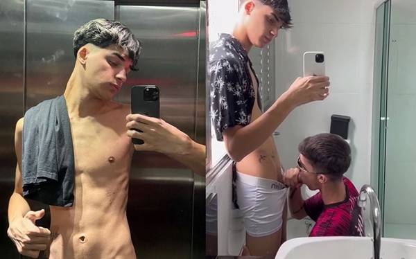 Luiz Reis – a blowjob in the bathroom