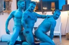 Leander, Ross Hurston and Adam Tyrant have a threesome – The Devil You Know