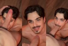 Pretty boy sucks on a thick cock – with Silas Vow and HungASF02