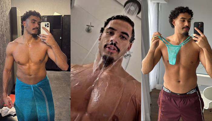 A clip of Nilo Froelich jerking his cock