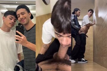 Marcus Mendes and Pedrin Zedan jerk off together