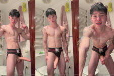 Stroking my big cock while wearing my jockstrap – Valk (valkhorne)