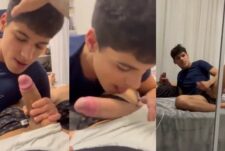 Twink sucks his buddy’s cock – with Rick_Duart